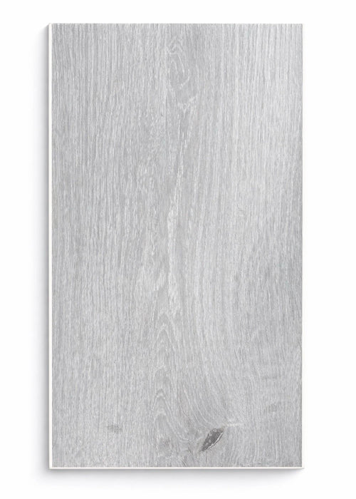 Grey LVT flooring free sample chip — cool grey click vinyl